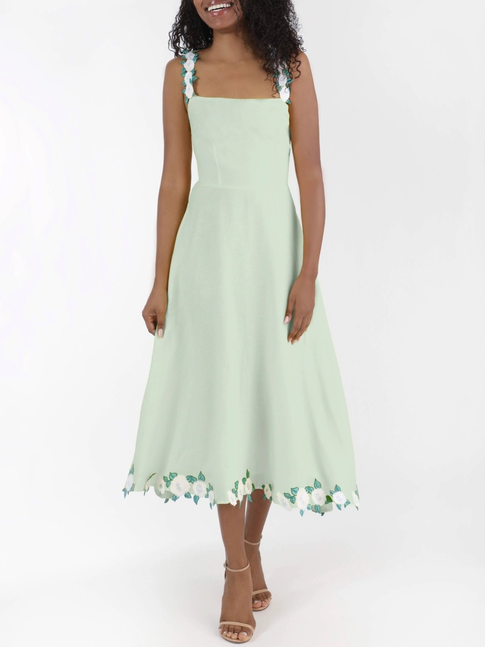 FANM MON Sasha Dress Mint Green Size M New